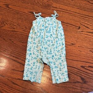 Okie Dokie Blue Floral Kids Bodysuit